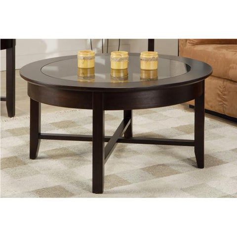 Demi Lune Glass Top Coffee Table